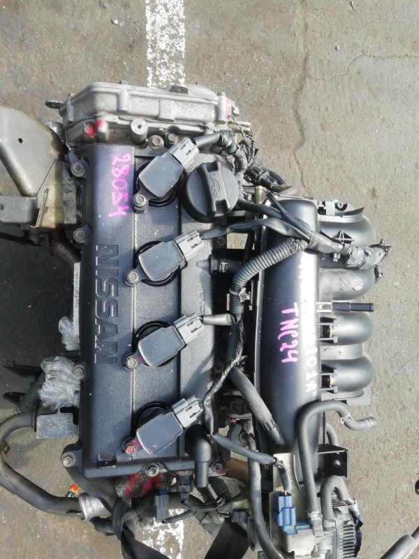 Двигатель NISSAN SERENA TNC24 QR20DE контрактная