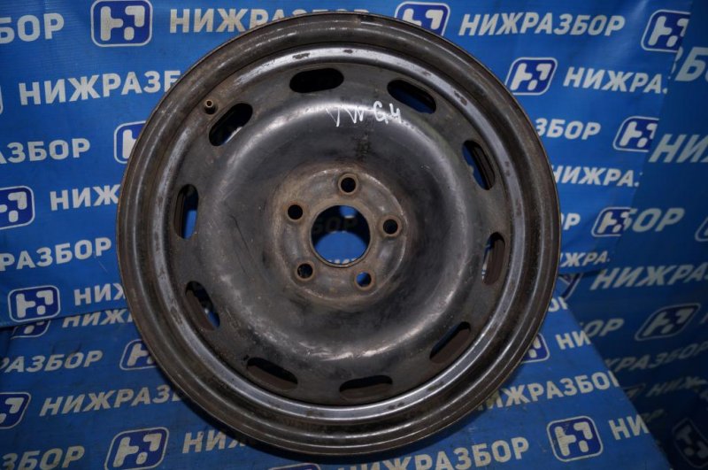 Диск штампованный Volkswagen Golf 4 / Bora 1997-2005 1J0601027AB Б/У