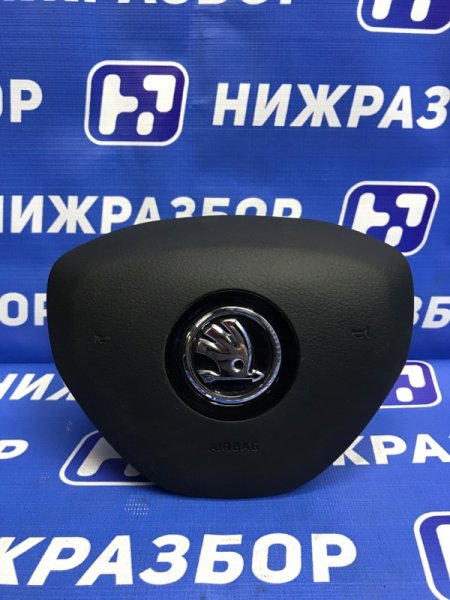 Подушка безопасности в руль передняя Skoda Kodiaq 6V0880201TIZY Б/У