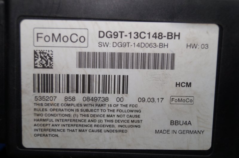 Блок электронный Ford Mondeo 5 2.0 (TNCC)