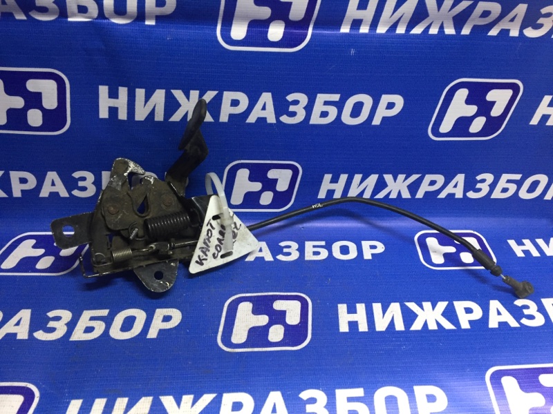 Замок капота Hyundai Solaris 2010-2017 Б/У