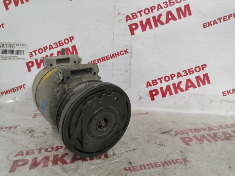 Компрессор кондиционера CHEVROLET AVEO 2007 T200 F16D3 96539388 контрактная