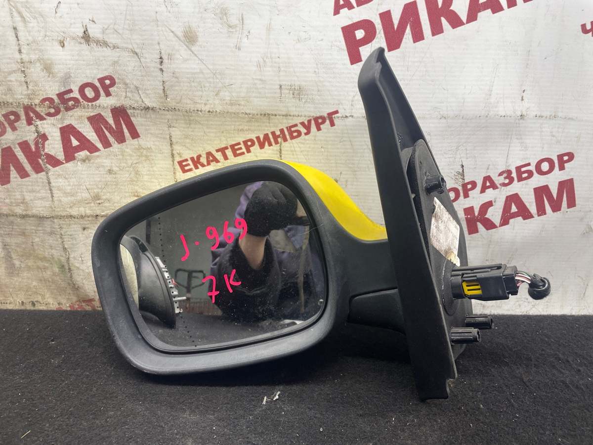 Зеркало левое RENAULT KANGOO 2007 KC K4M 7700354638 купить контрактная  id97721