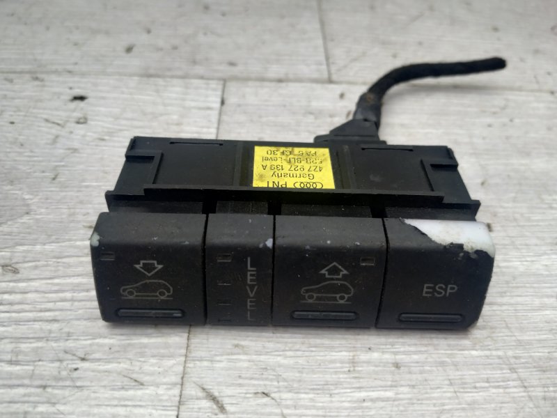 Блок кнопок Audi Allroad 2002 C5 ARE 4Z7927139A Б/У