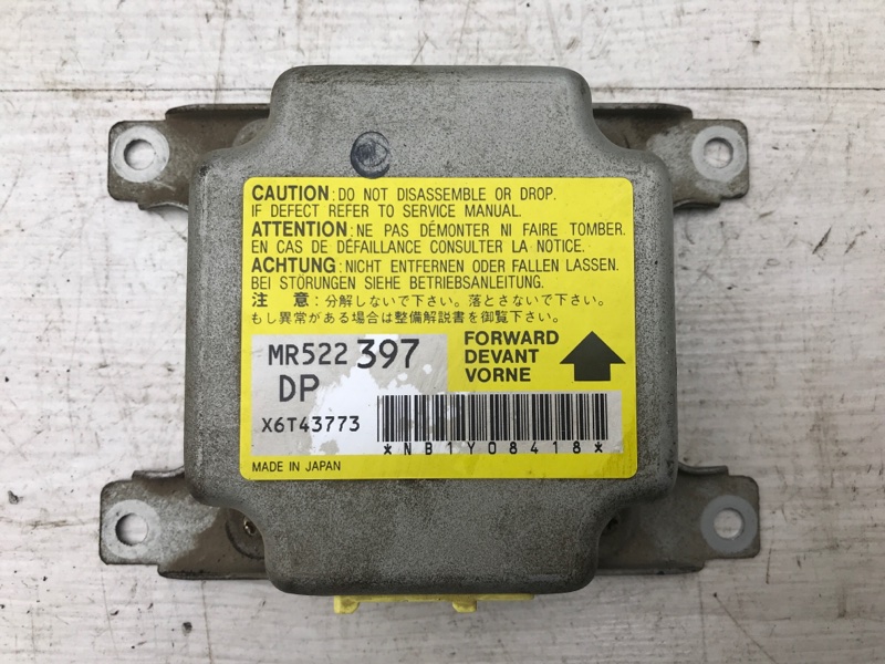 Блок управления AIRBAG Mitsubishi Galant 2002 8 USA 4G64 MR522397 Б/У