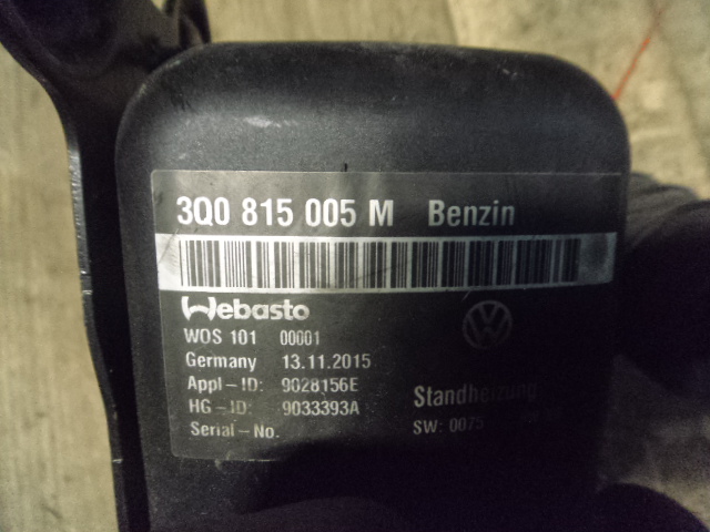 WEBASTO Volkswagen Passat 3G