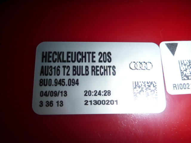 Фонарь правый Audi Q3 8U