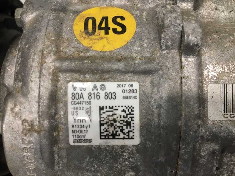 Компрессор кондиционера Q5 2017-2023 80A 2.0 DAX Бензин