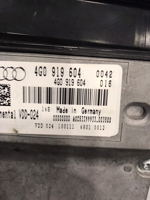 Проекция Audi A6 4G