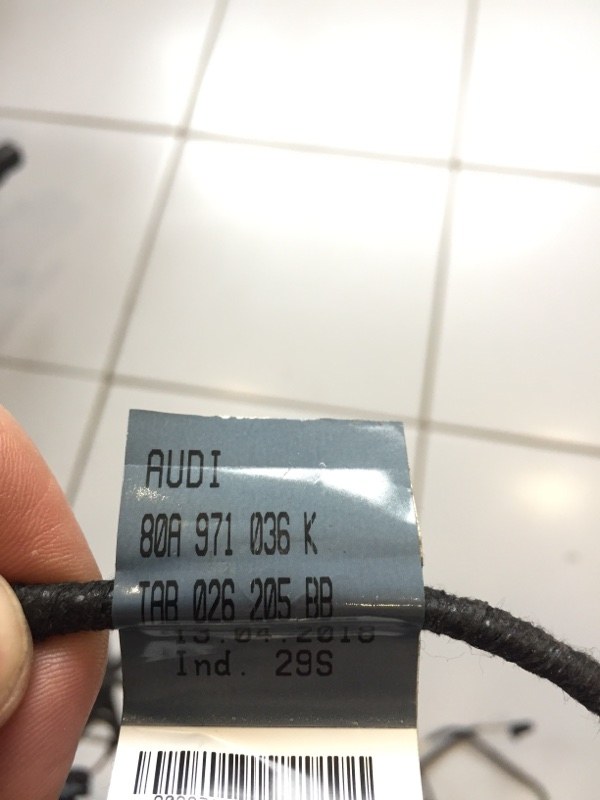 Жгут проводов двери Audi Q5 80A