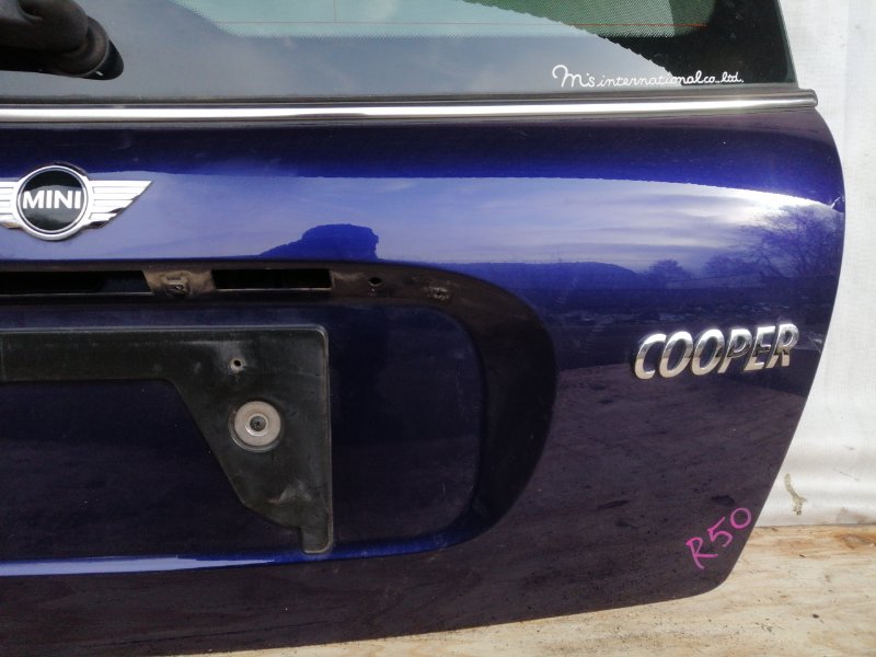 Крышка багажника задняя Cooper 2004 R50 W10