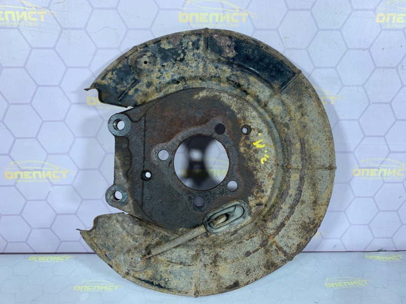 Щиток тормозного диска задний левый Vectra 1999 B X18XE1