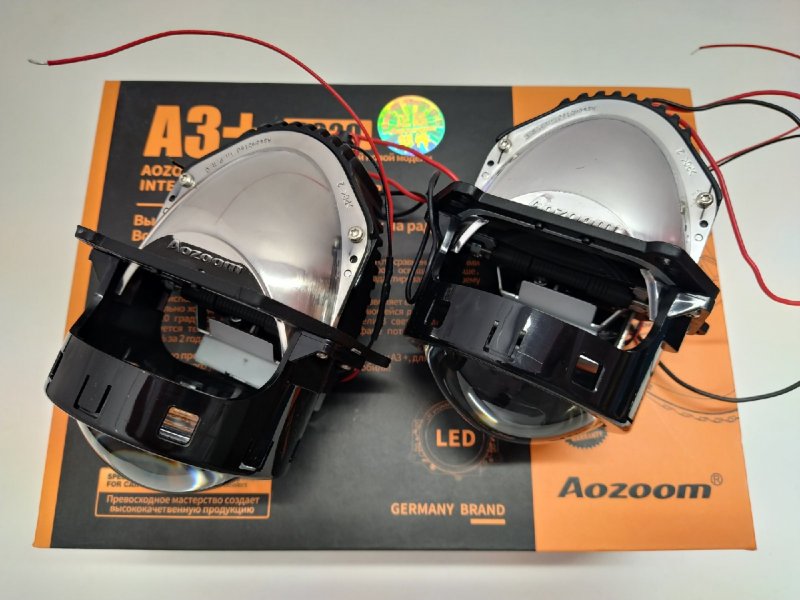 Линзы фары Bi-LED Aozoom Mazda3 BK