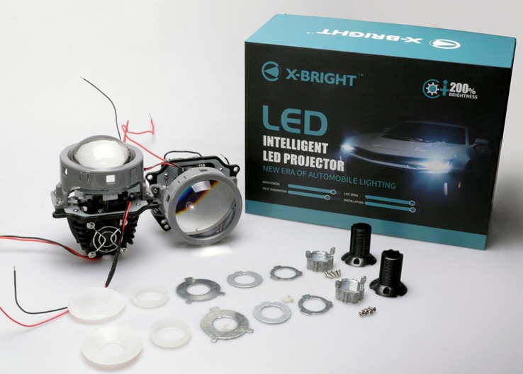 Линзы фары Nissan Qashqai Bi-LED Hella3r Aozoom Qashqai J11