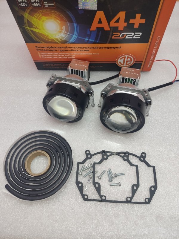 Линзы фары Bi-LED Aozoom A4+ Renault Megane KM 89307050 новая