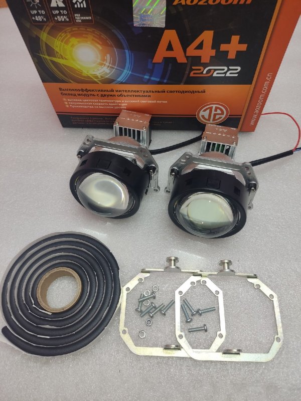 Линзы фары Bi-LED Aozoom A4+ Peugeot 508 D 9687580580 новая