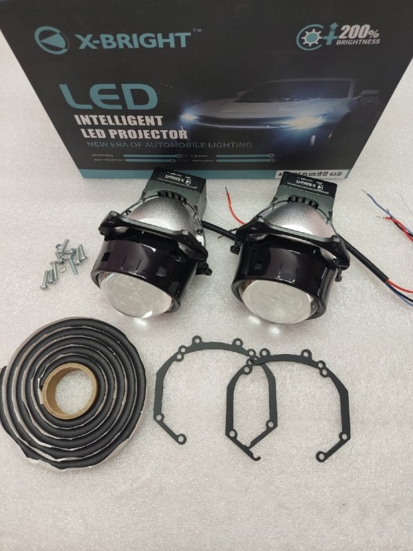 Линзы фары Bi-LED Aozoom 07+ Subaru Impreza GV 84001FG340 новая