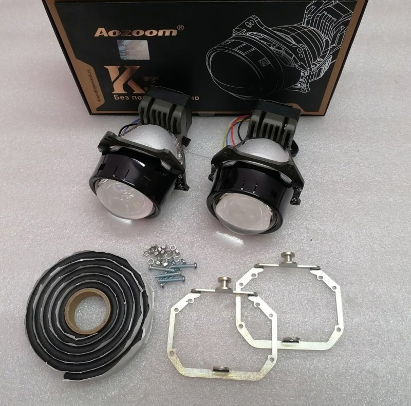 Линзы фары Bi-Led Aozoom DK-200 Renault Scenic 2009-2012 новая