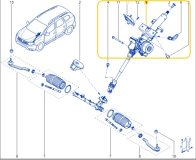 Рулевая колонка Renault Duster 2021 F4R Рулевая колонка Renault Duster 2021 F4R