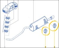 Подушка глушителя Renault Arkana JC 2020 H5HA450D058482