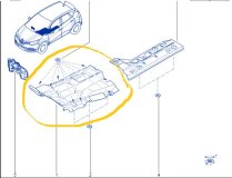 Тепловой экран Renault Kaptur RBA 2019 F4RE410C236763