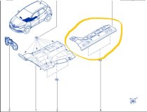 Тепловой экран Renault Kaptur RBA 2019 F4RE410C236763