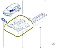 Тепловой экран Renault Kaptur 2018 F4RE410C127012