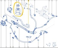 Бачок гидроусилителя Renault Kaptur 2018 F4RE410C127012 Бачок гидроусилителя Renault Kaptur 2018 F4RE410C127012