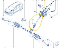 Рулевой карданчик Renault Kaptur 2021 H4ME 441P23522 Рулевой карданчик Renault Kaptur 2021 H4ME 441P23522