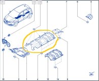Тепловой экран Renault Kaptur 2021 H4ME 441P23522