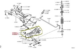 Рычаг подвески левый задний Mitsubishi Outlander GF0W 2021 4b11 CB8765