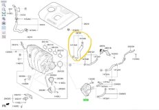 Патрубок Kia Sportage QL 2016 G4NA