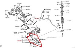 Рычаг подвески задний MITSUBISHI Outlander GF2W 2021 4B12 DB2762