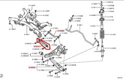 Рычаг подвески задний MITSUBISHI Outlander GF2W 2021 4B12 DB2762