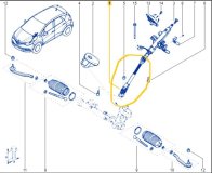 Рулевой карданчик Renault Kaptur REA 2021 H4ME 440P022314 Рулевой карданчик Renault Kaptur REA 2021 H4ME 440P022314