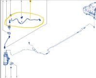 Топливная трубка Renault Kaptur REA 2021 H4ME 440P022314 Топливная трубка Renault Kaptur REA 2021 H4ME 440P022314