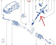 Колонка рулевая Renault Kaptur REA 2021 H4ME 440P022314 Колонка рулевая Renault Kaptur REA 2021 H4ME 440P022314