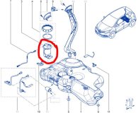 Топливный насос (Бензонасос) Renault Kaptur REA 2021 H4ME 440P022314 Топливный насос (Бензонасос) Renault Kaptur REA 2021 H4ME 440P022314