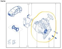 Редуктор передний Renault Arkana JC 2019 H5HA