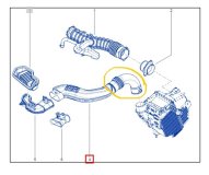 Патрубок воздушного фильтра Renault Kaptur REA 2017 H4M429