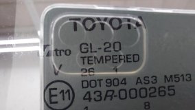 Форточка двери правая задняя Toyota Highlander GSU75 2021 2GRFKS