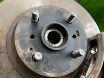 Ступица 97 т.км правая передняя Toyota Ractis NCP100 2006 1NZFE