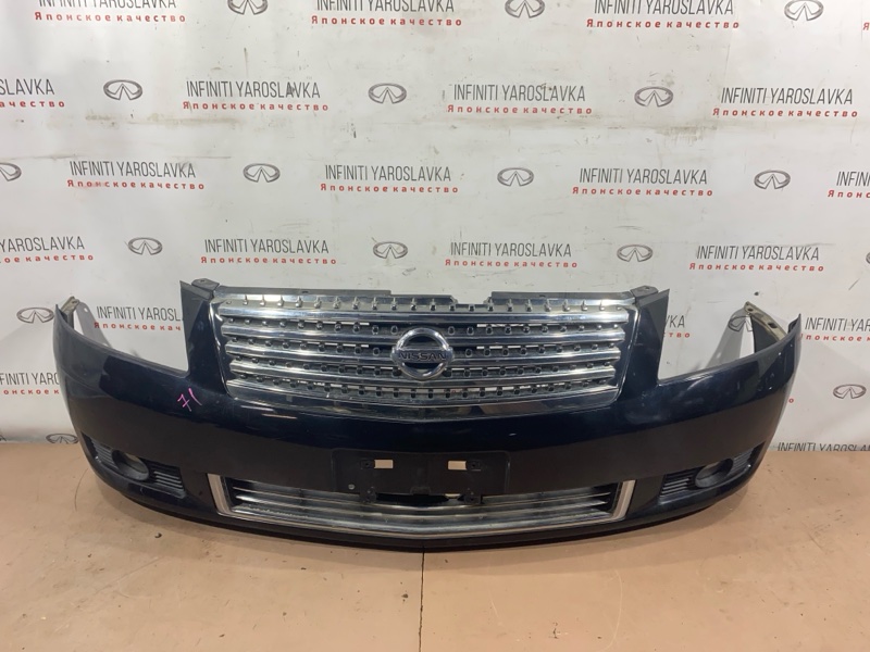 Бампер Infiniti Nissan M35 M45 FUGA Y50 VQ35DE 2004 перед. (б/у)