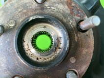 Ступица левая передняя Toyota Estima ACR30 2004 2AZ-FE