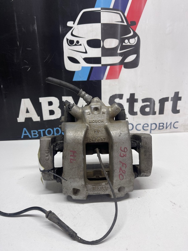 Суппорт тормозной BMW 118i F20 LCI B38B15A 2015 перед. лев. (б/у)