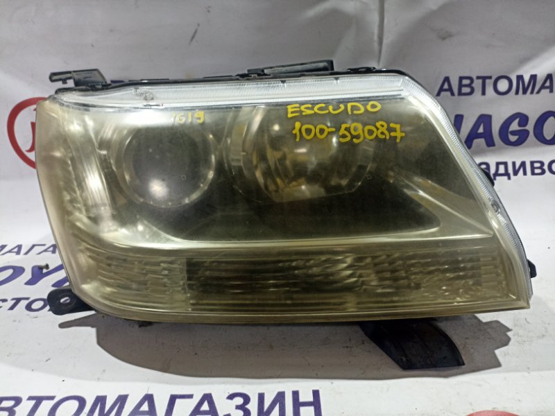 Фара SUZUKI ESCUDO TD54W J20A перед. прав. 100-59087 (б/у)