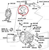 Кронштейн раздатки TOYOTA VITZ NCP15 2004 2NZ-FE