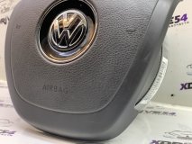 Подушка безопасности в руль Volkswagen Touareg 7P NF 2012 CRCA 3.0tdi