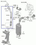 Патрубок интеркулера Hyundai Staria US4 2021 D4HB