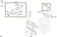 Трубка топливная Hyundai Staria US4 2021 D4HB
